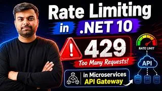 Thumbnail: .Net 10 Microservices Tutorial | How To Implement Rate Limiting In Asp.Net Core Web API Masterclass