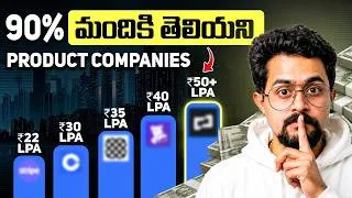 Thumbnail: I Found 25 Hidden PRODUCT COMPANIES Paying ₹20 - 50+ LPA