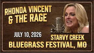 Thumbnail: 🎶 Rhonda Vincent & The Rage | 8:00 PM Set | Starvy Creek Summer Bluegrass Festival | 7-10-2026