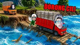 Thumbnail: GILA! TRUCK OLENG FULL MUATAN LEWAT JALUR MENGERIKAN DI ROBLOX!!! 🚚🚚🚚