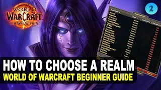Thumbnail: How to choose a realm in Retail WoW in 2025 | World of Warcraft beginner guides - #2