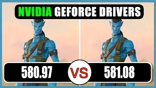 Thumbnail: NVIDIA drivers 580.97 vs 581.08 - Valorant, Fortnite, CS2, Marvel Rivals | RTX 5070 & 5800X3D | 4K