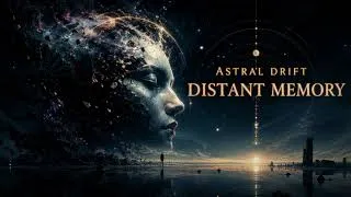 Thumbnail: ASTRAL DRIFT — Distant Memory 🌌 | Cosmic Ambient Music for Deep Space & Solitude