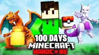 Thumbnail: I Survived 100 Days in Minecraft Cobblemon!
