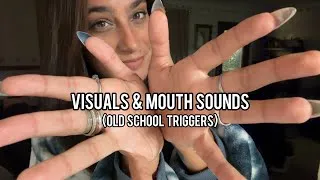 Thumbnail: Fast & Aggressive ASMR | My “Old School” Triggers - Visuals, Hand Sounds, Pull/Snap