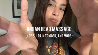 Thumbnail: Fast Aggressive ASMR | Indian Head Massage, PB & J, Cold Rollerball…