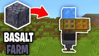 Thumbnail: How To Make Basalt Farm In Minecraft Bedrock! - Tutorial