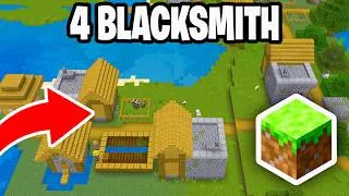 Thumbnail: BEST Blacksmith Seed For Minecraft Bedrock 26.4!