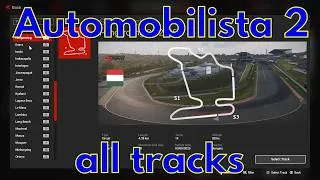 Thumbnail: Automobilista 2 all tracks June 2026 AMS2 track list