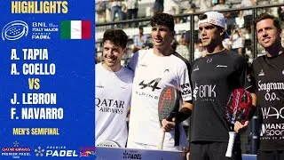 Thumbnail: 🟢TAPIA - COELLO VS LEBRON - NAVARRO | Highlights | Premier Padel 2024 | Italy Major SEMIFINAL