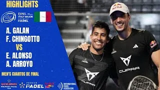 Thumbnail: 🟢GALAN - CHINGOTTO VS ALONSO - ARROYO | Highlights | Premier Padel 2024 | Italy Major Cuartos