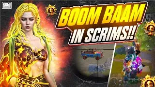 Thumbnail: BOOM BAAM IN SCRIMS 🤫🥷| Competitive Frags| Tournament Highlights !! #ftriz #bgmi