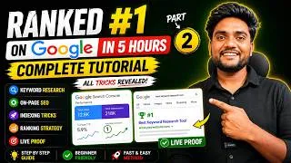 Thumbnail: The Exact Method I Used to Rank #1 on Google in 5 Hours