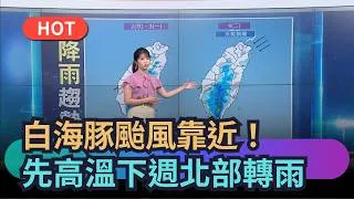 Thumbnail: 【熱搜新聞】白海豚颱風靠近！先高溫下週北部轉雨｜民視新聞｜