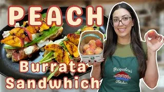 Thumbnail: The BEST Peach Burrata Sandwich (Using Homegrown Peaches!) 🍑