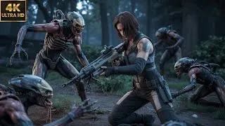 Thumbnail: Full Sci-Fi Horror Movie 🎬 Survival in Forest vs Aliens & Hunters!