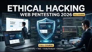 Thumbnail: Ethical Website Hacking 2026 | Website Penetration Testing Full Course