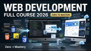 Thumbnail: Web Development Full Course 2026 | Learn Web Development from Zero to Mastery