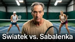 Thumbnail: Sabalenka Semi-Open vs Swiatek Open Stance Forehand: Why One Wins and Most Coaches Never Teach This