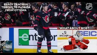 Thumbnail: Florida Panthers Acquire Brady Tkachuk But What About Sergei Bobrovsky and Who Will be the Goalie?