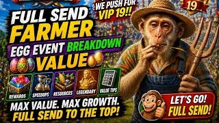 Thumbnail: I calculated the real value of the egg event | plus VIP 19 PUSH !