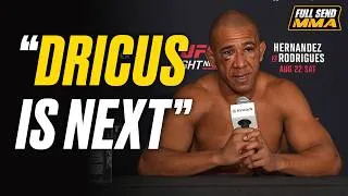 Thumbnail: "Dricus Is Who I Want Next" Gregory Rodrigues Reacts After Win Over Anthony Hernandez
