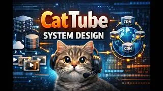 Thumbnail: CatTube System Design Explained  Scalable Architecture for Beginners