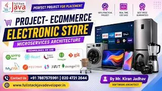 Thumbnail: Project- ECommerce Store | Spring Boot  | Microservices | React JS | RazorPay | Purchase: 7887575991
