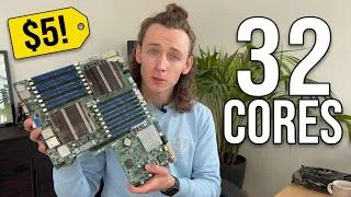 Thumbnail: I Bought this Weird 32 Core E-Waste PC that Nobody Wanted for $5...Can I Game on it?