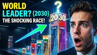 Thumbnail: Which country will lead the world economy by 2030?  | Economic Race 1980–2030 (IMF Data)