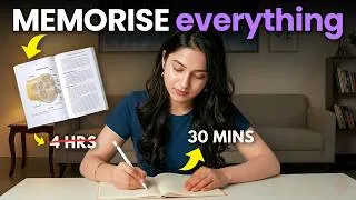 Thumbnail: How to REMEMBER Everything You Read (study once and never forget)