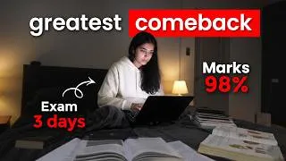 Thumbnail: How to Finish 3 Months of Studying in 3 Days (and still get 90+)