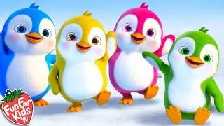 Thumbnail: Learn Colors with Winter Penguins 🐧 | Fun For Kids TV Nursery Rhymes & Baby Songs