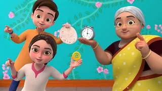 Thumbnail: Roti Gol, Laddu Gol, सब Gol! | Educational Shape Song | Fun For Kids TV Hindi Rhymes for Children