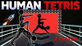 Thumbnail: 8 MIN 💪 HUMAN TETRIS CO-OP x 2 Player | Immersive Warm Up | FULL HD