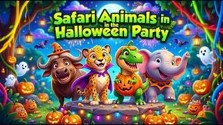 Thumbnail: ABC Colorful Safari Animals in Halloween Party