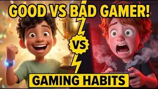 Thumbnail: Good Gamer vs Bad Gamer: Screen Time Showdown! 🎮⚡ | Fun Kids World