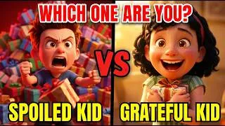 Thumbnail: Spoiled Kid vs. Grateful Kid: A Birthday He'll Never Forget | Fun Kids World | Kids Moral Story