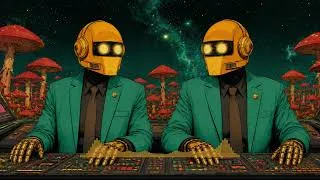 Thumbnail: 1980s Golden Selection (Funkonaut Edition)🍄🤖 | Synthwave, Vaporwave, Chillwave, Retrowave