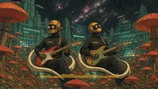 Thumbnail: Floating Through Funk🍄🤖 | Synthwave, Vaporwave, Chillout Playlist