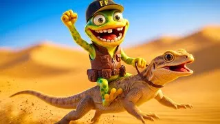 Thumbnail: Funky Frog’s Desert Adventure 🐸🏜️ | A Fun Date Palm Garden