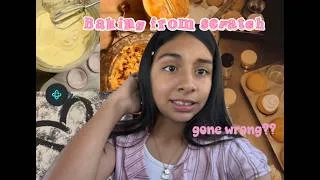 Thumbnail: I tried baking from scratch by myself..