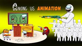 Thumbnail: 어몽어스 Among Us Vs Hide and Seek in Class : Meccha Chameleon Part.3 | AMONG US FUNNY ANIMATION