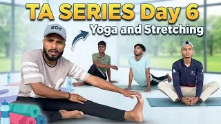 Thumbnail: TA Series Day 6 ||  Morning Stretching & Yoga Exercises |  Vlog 