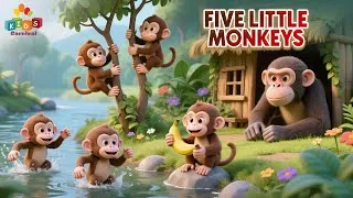 Thumbnail: 5 Little Monkeys Went Out One Day I Most Popular Nursery Rhymes For Kids I Kids Carnival