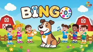 Thumbnail: BINGO Song For Kids (Lyrical Video) I Kids Videos For Kids I Nursery Rhymes And Songs For Kids