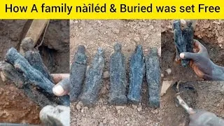 Thumbnail: Things are happening oh 😱, Watch how a whole family pinned in the ground was set free by Builders 