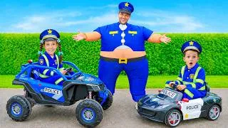 Thumbnail: Sofia and Max built a police buggy
