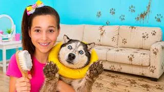 Thumbnail: Sofia Gives Frank a Bath! 🛁 🐶