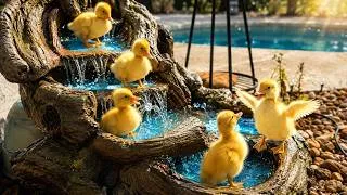 Thumbnail: Ducklings Love Water So Much They Could Splash All Day! 🐥💦